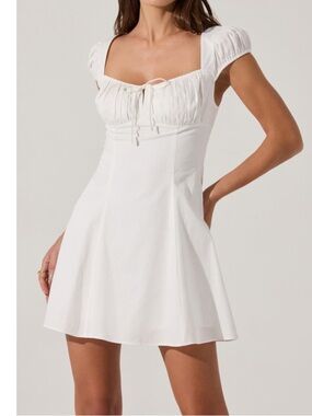 ASTR the Label Poplin Fit
& Flare Dress, NWT, Sz Sm